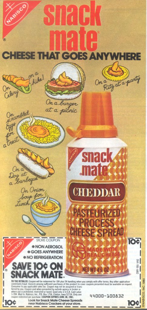 Snack Mate Cheese Spread - Party Food From Hell (image credits: flickr)