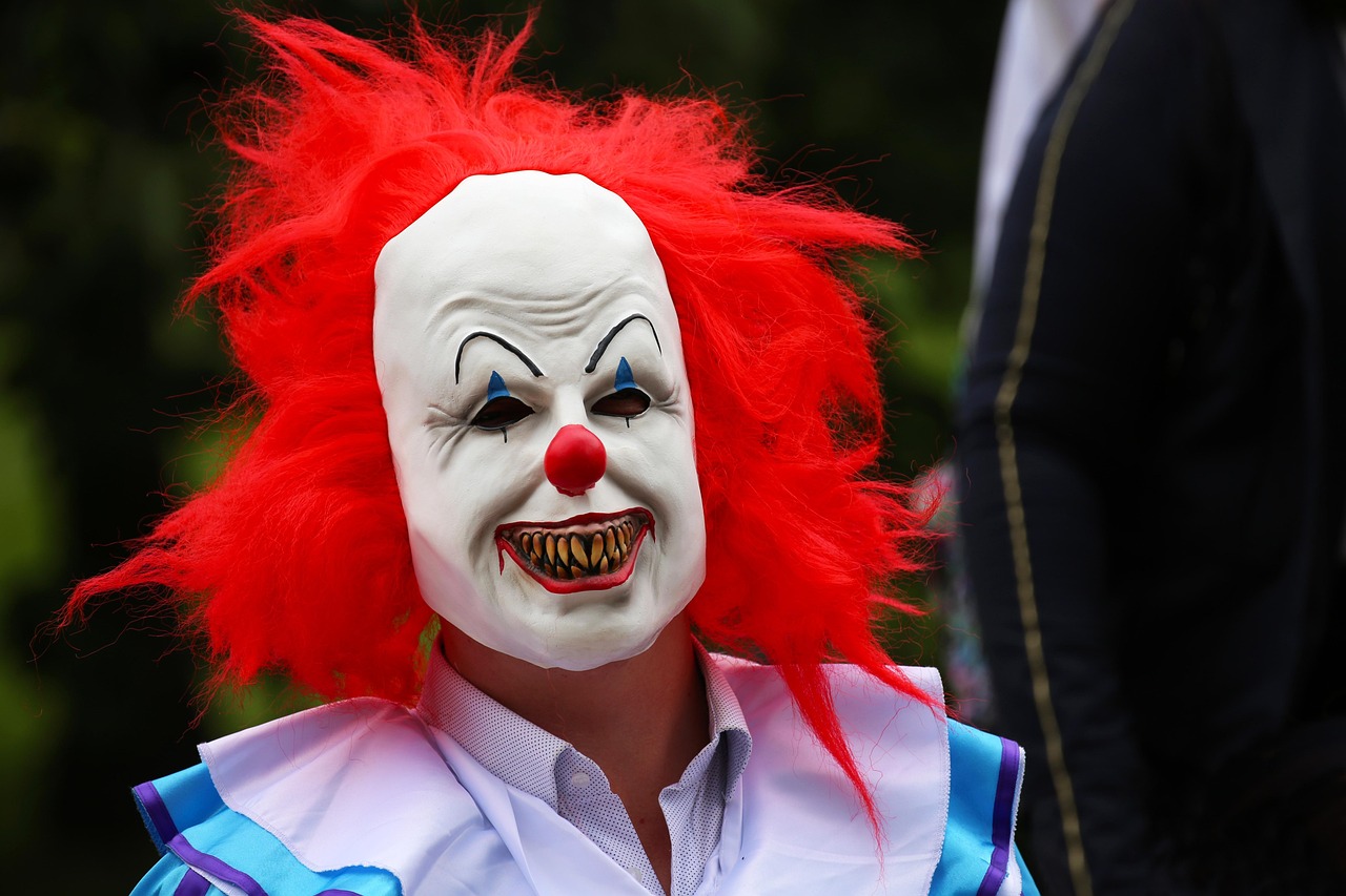 The Rise of Anti-Clown Sentiment in Pop Culture (image credits: pixabay)
