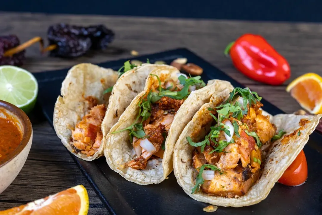 Scorpio: Blackened Tilapia Tacos With Black Bean Slaw (Image Credits: Unsplash)