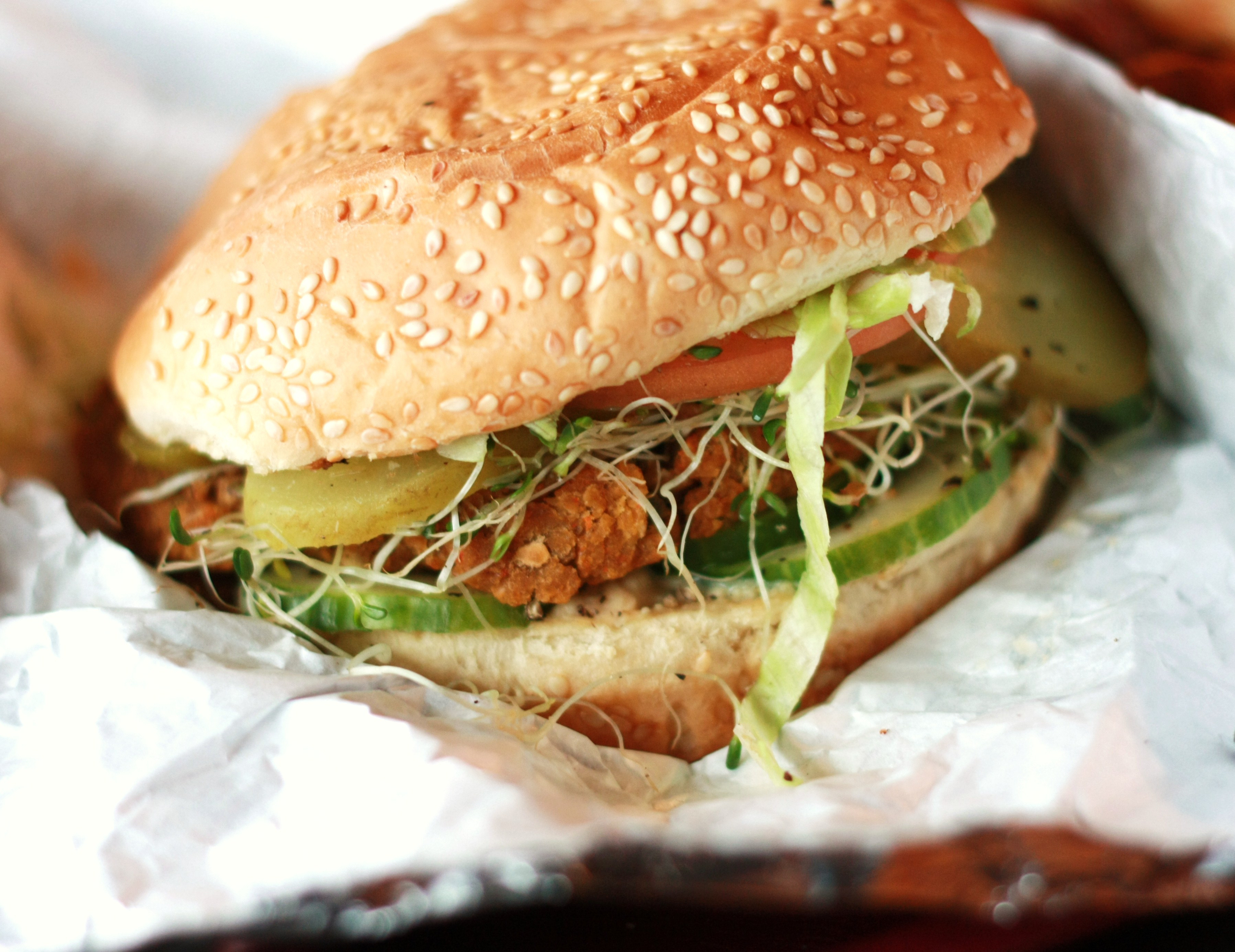 Legume Love: Lentil Burgers (image credits: wikimedia)