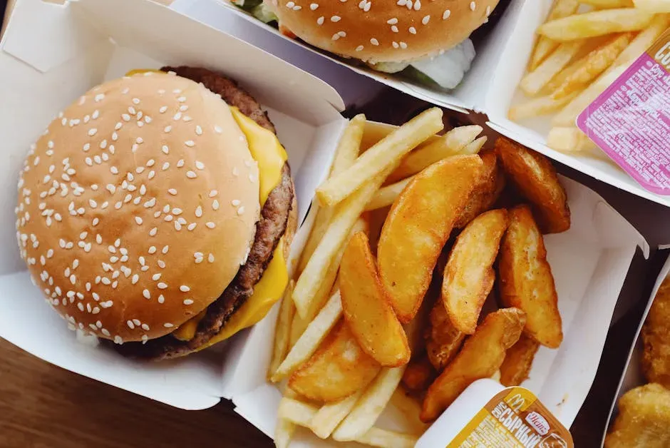 1. Cafeteria Hamburgers and Cheeseburgers Loaded With Trans Fats (Image Credits: Pexels)