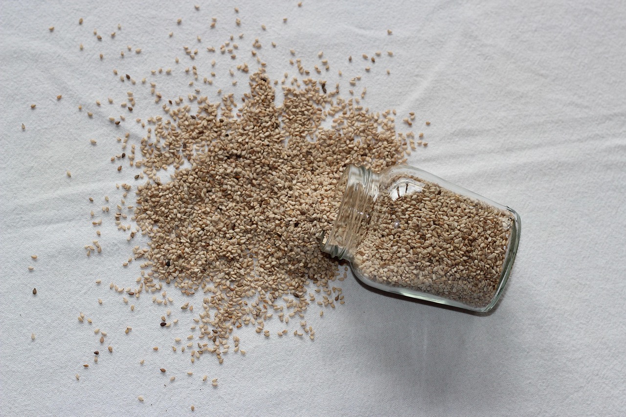 Sesame Seeds (image credits: pixabay)