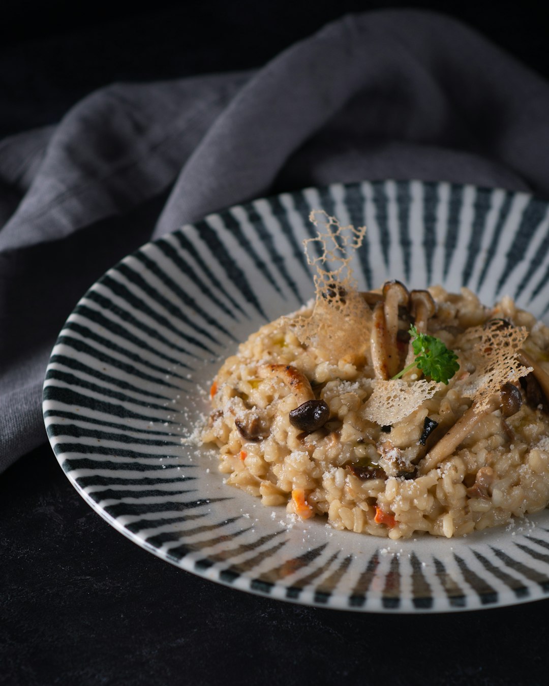 Creamy Mushroom Risotto with Herbs (image credits: unsplash)