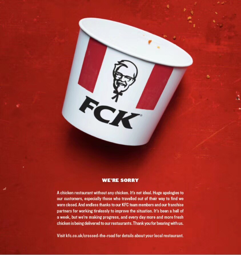 The KFC Chicken Shortage Crisis That Became a Masterclass (image credits: flickr)