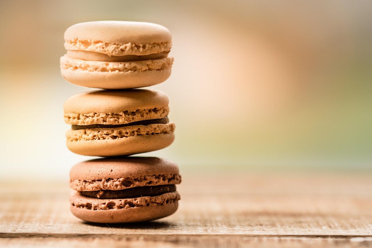 3. Macarons (image credits: pixabay)