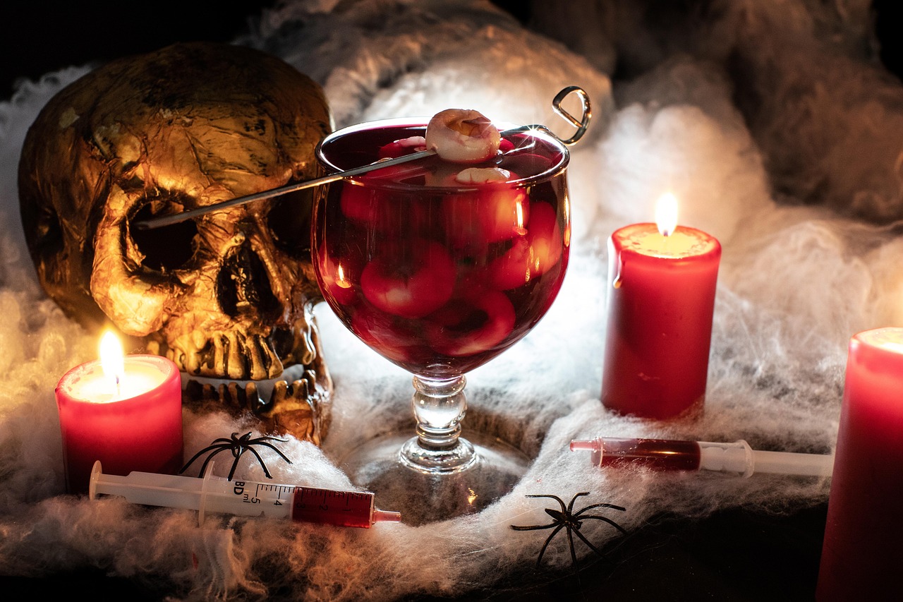 Halloween Punch With Floating Surprises (Image Credits: Pixabay)