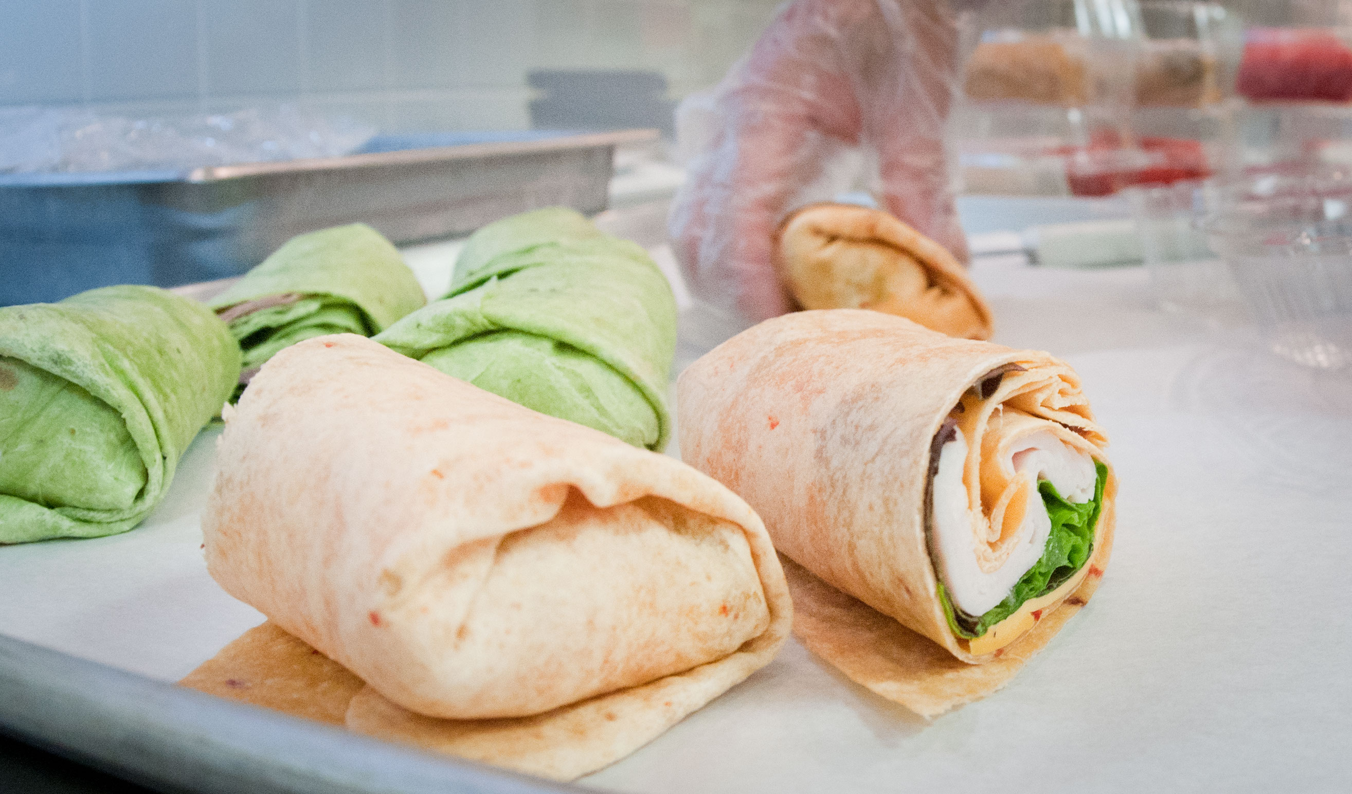Greek Yogurt Chicken Salad Wrap (image credits: wikimedia)