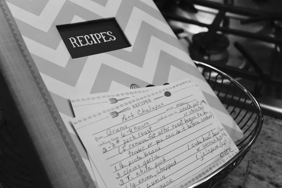 4. Handwritten Recipe Cards in a Box or Drawer (Image Credits: Pexels)