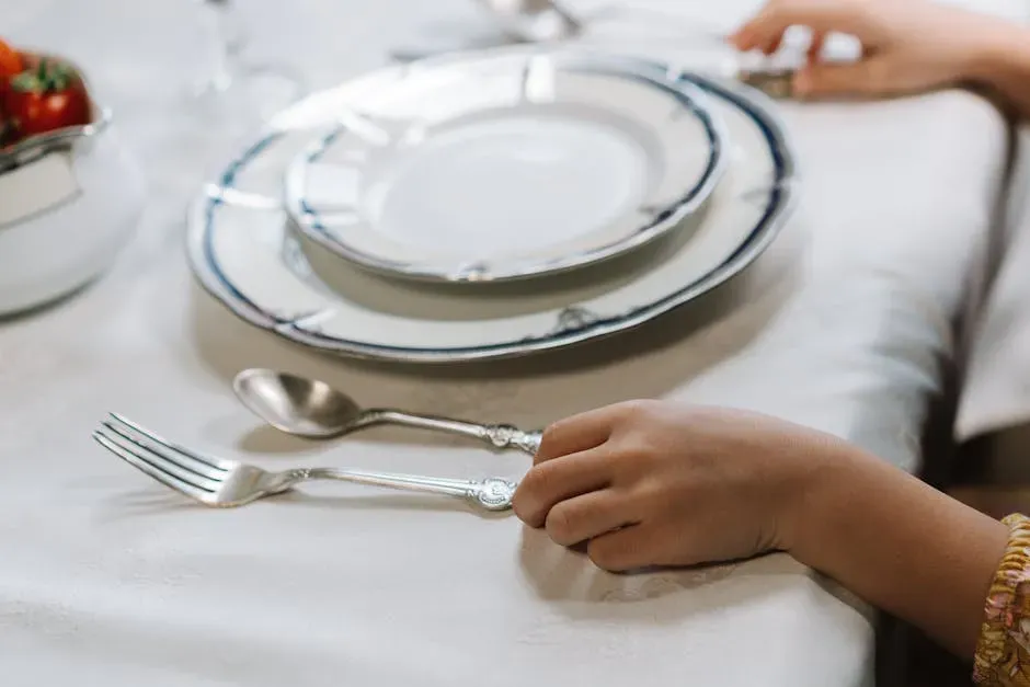 5. Rearranging the Cutlery or Place Setting (Image Credits: Pexels)