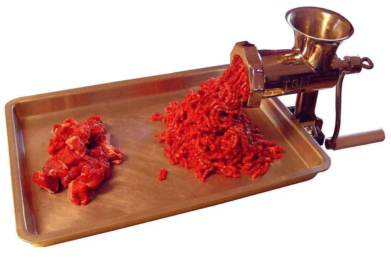 4. The Manual Meat Grinder: Texture Control in Your Hands (Image Credits: Pixabay)