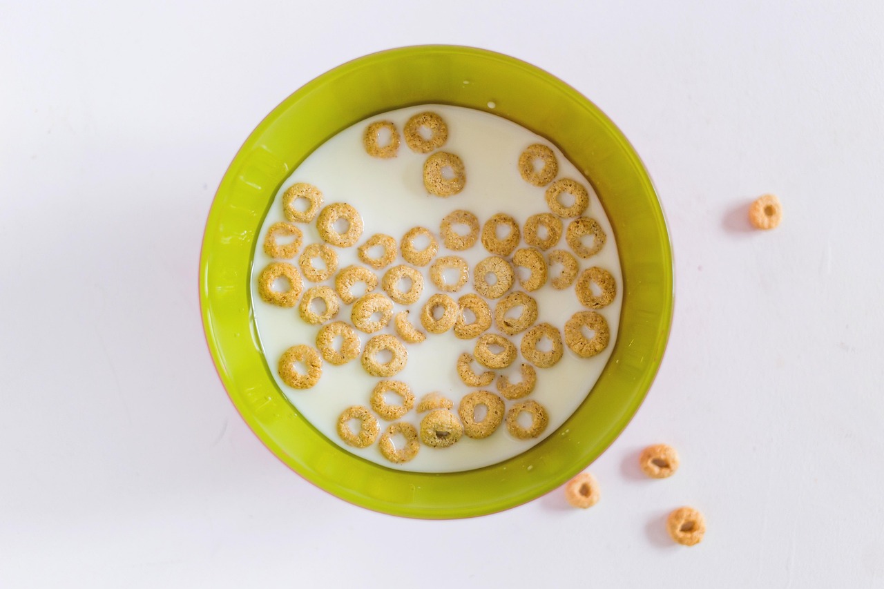 Breakfast Cereals and Milk (image credits: pixabay)