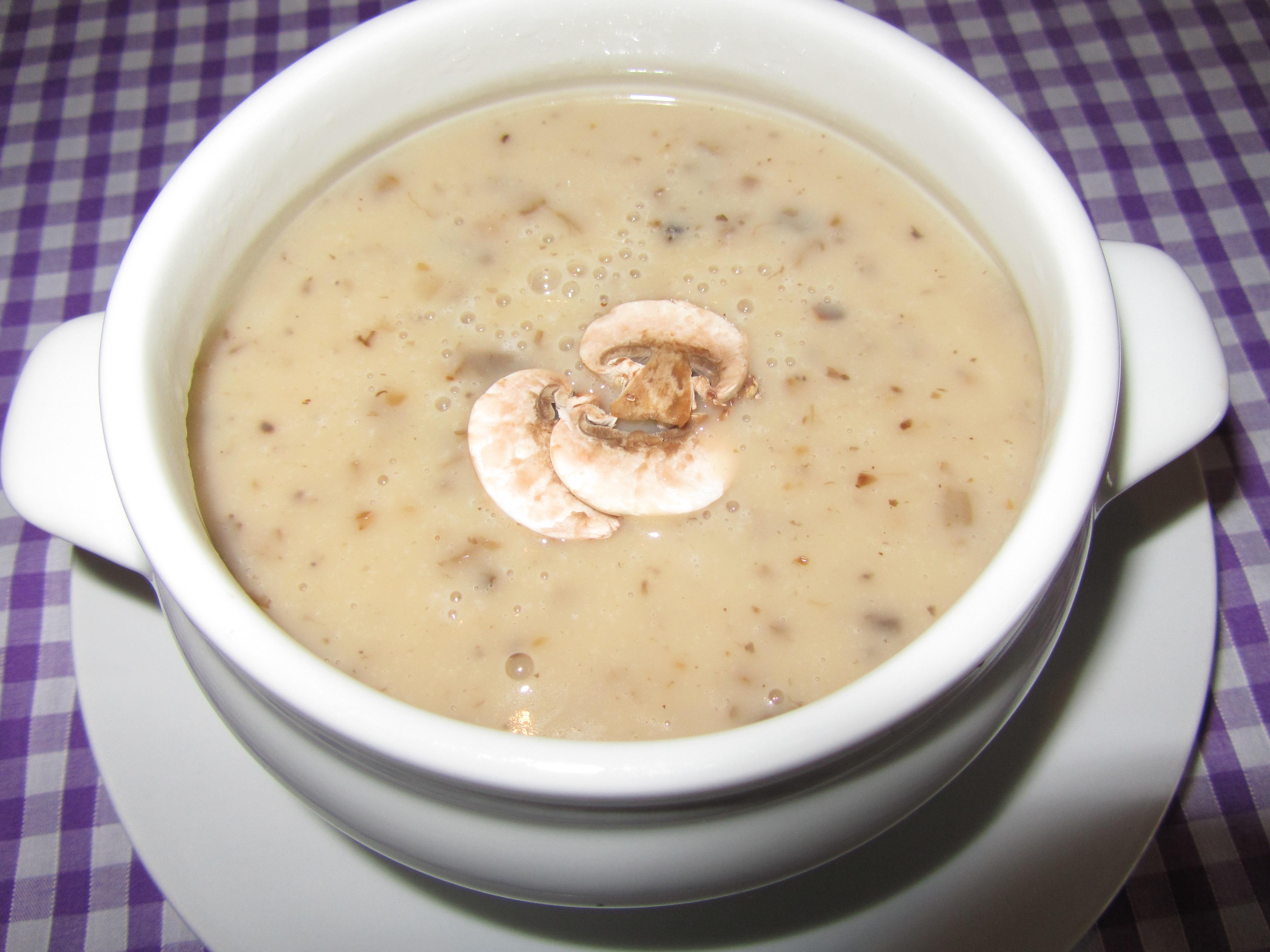 Soup for the Soul: Dairy-Free Cream of Mushroom (image credits: wikimedia)