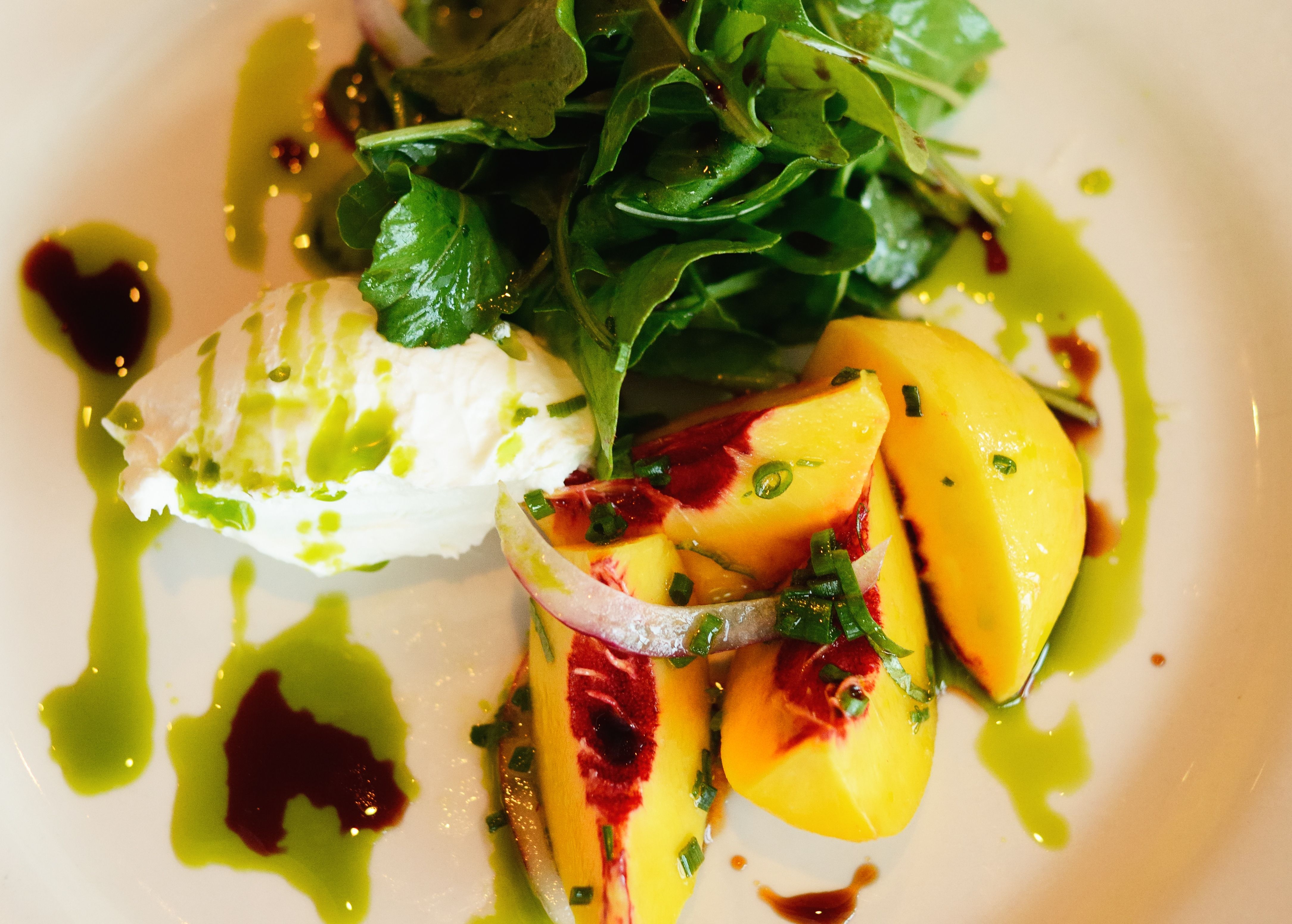 Summer Peach and Arugula Salad (image credits: Gallery Image)