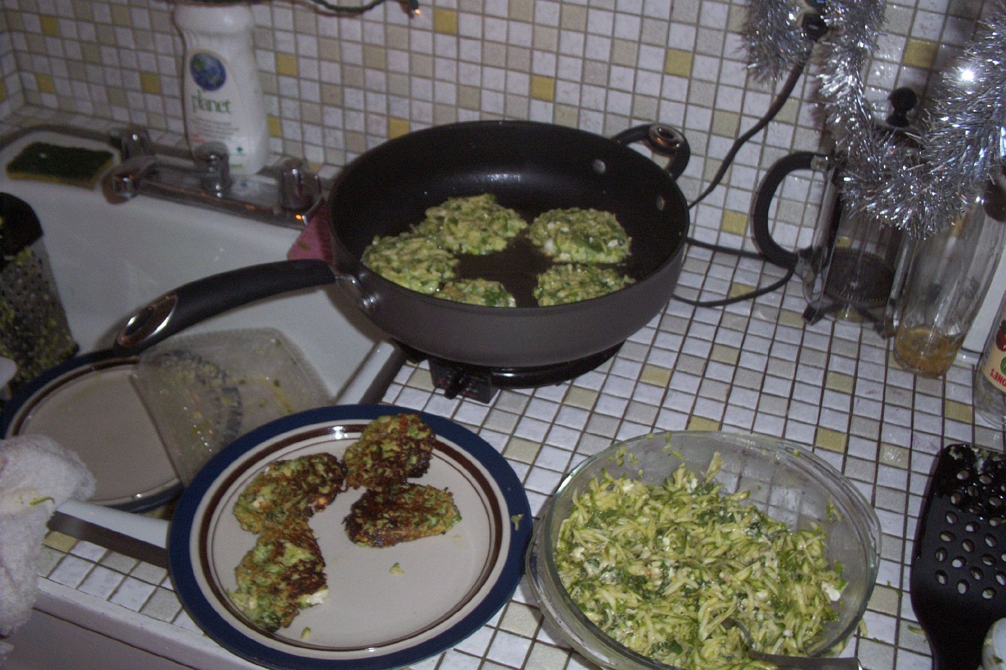 Testing Your Technique (image credits: originally posted to Flickr as zucchini mint feta pancakes, CC BY-SA 2.0, https://commons.wikimedia.org/w/index.php?curid=4051929)