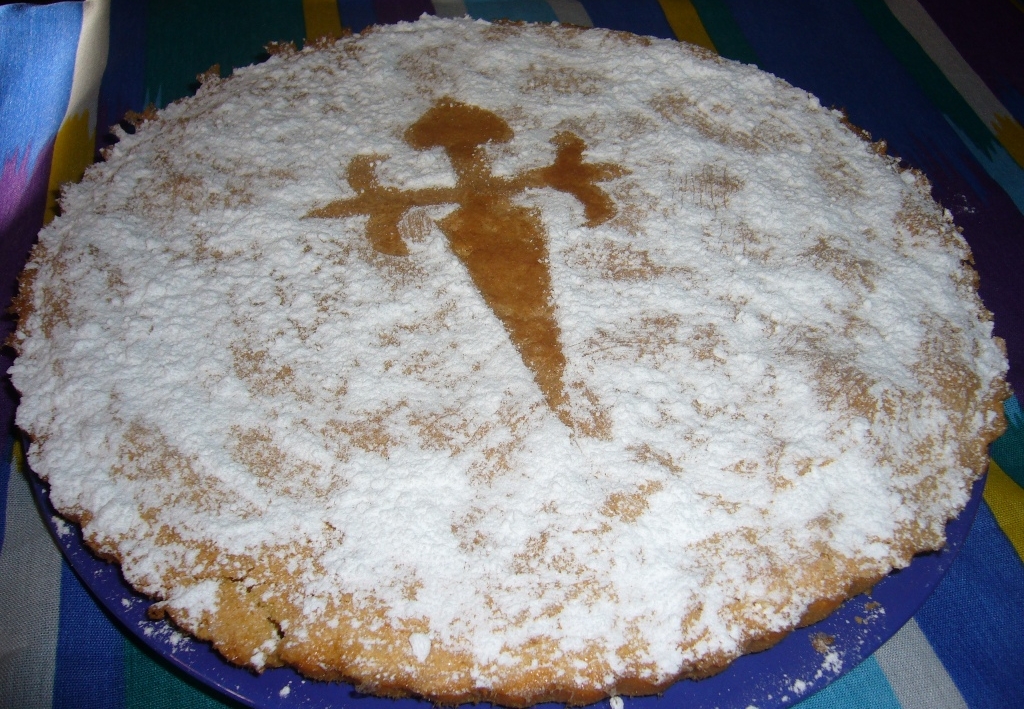 Tarta de Santiago (Spain) (image credits: wikimedia)