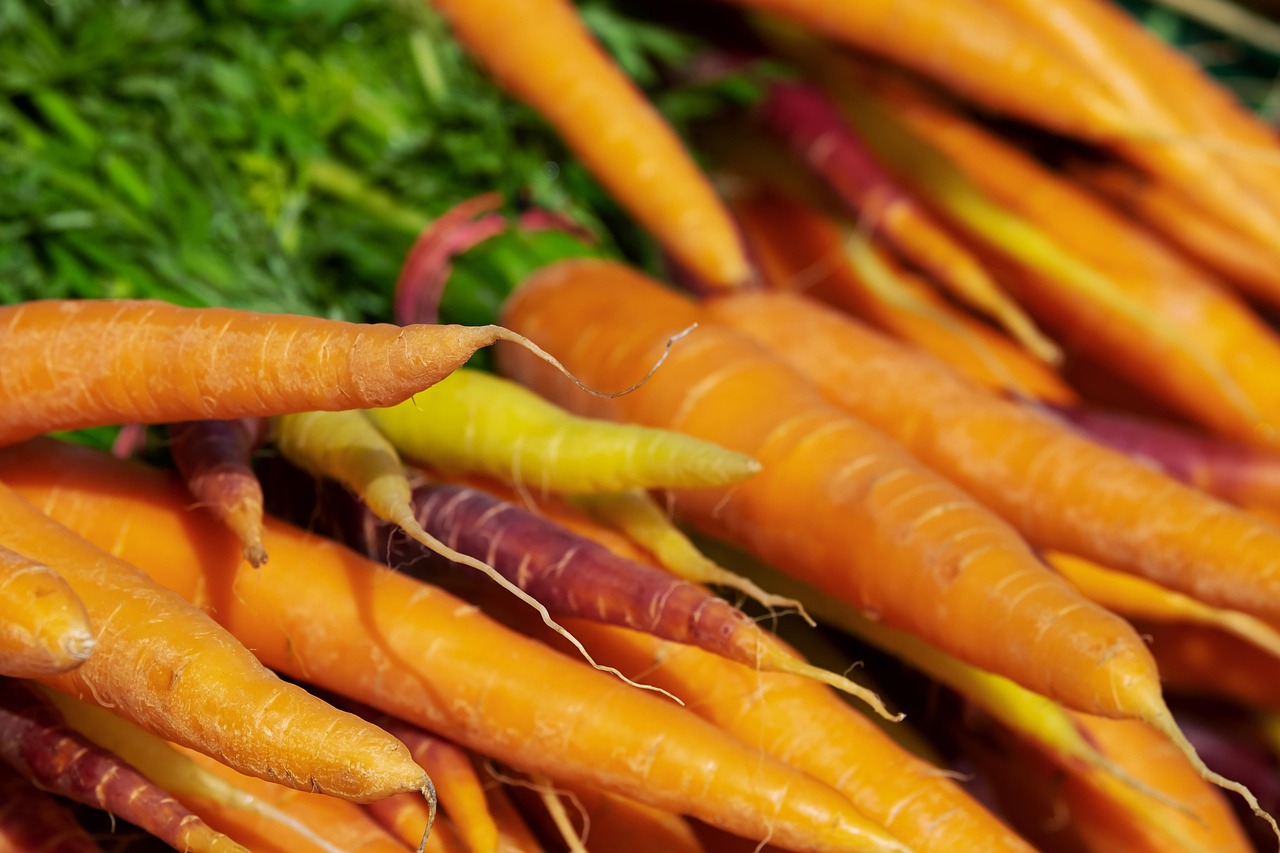 3. Carrots (image credits: pixabay)