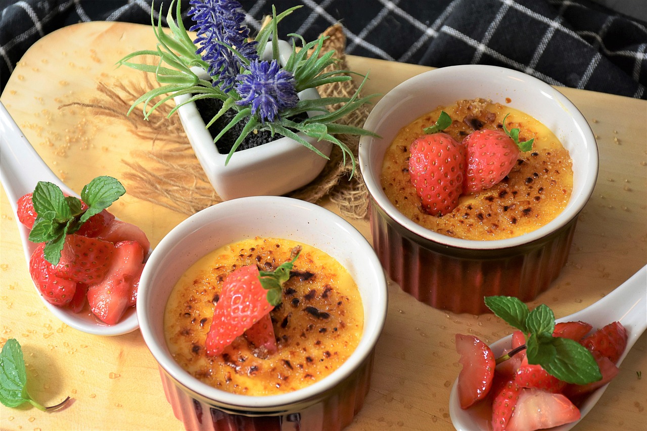 French Crème Brûlée (image credits: pixabay)