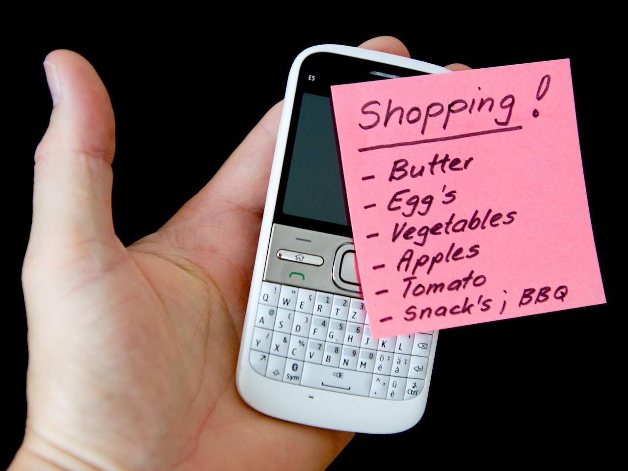 Make a Detailed Shopping List (image credits: pixabay)