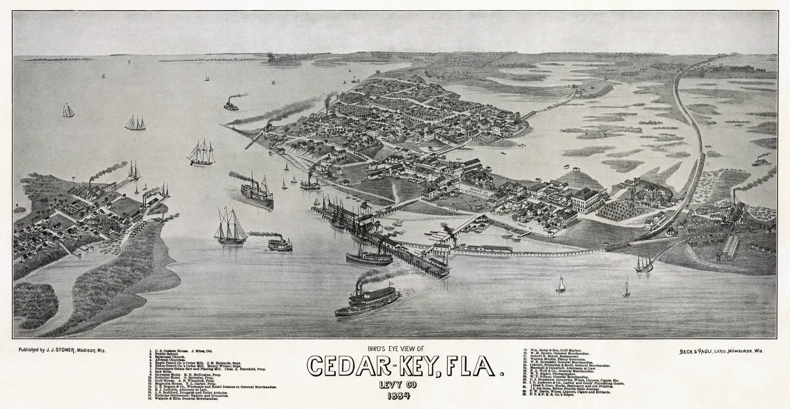 3. Cedar Key, Florida - Old Florida Flavor on a Budget (Image Credits: Wikimedia)