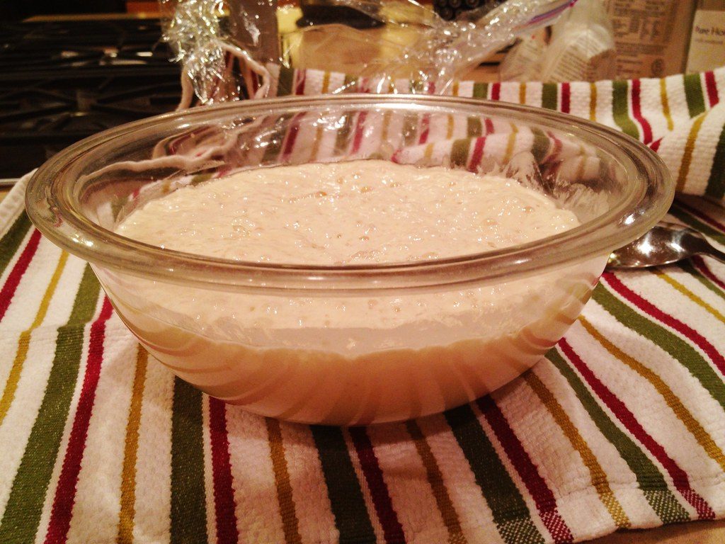 Sourdough Starter Cultivation from Scratch (Image Credits: Flickr)