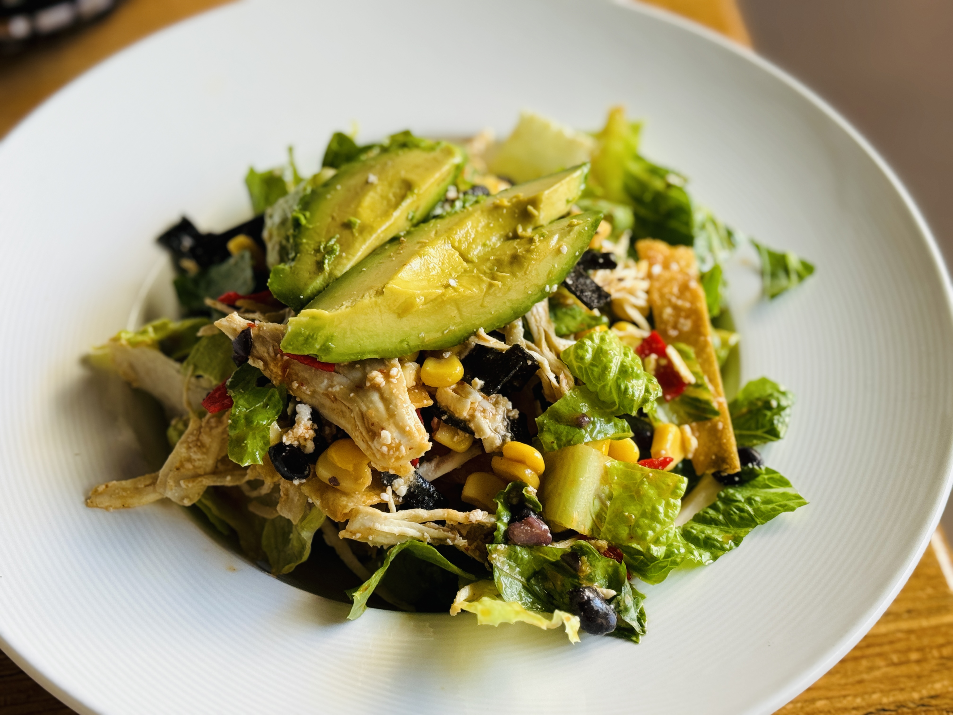 Chipotle’s Salad with Chicken (image credits: wikimedia)
