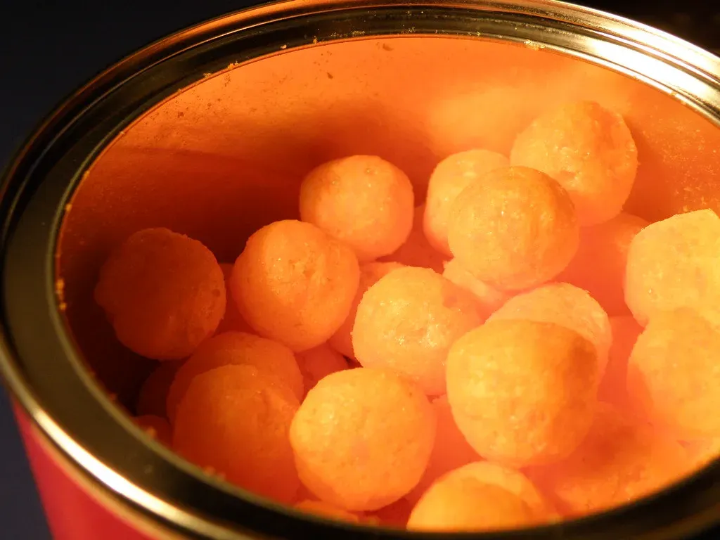 Planters Cheez Balls Left Orange Evidence Everywhere (Image Credits: Flickr)