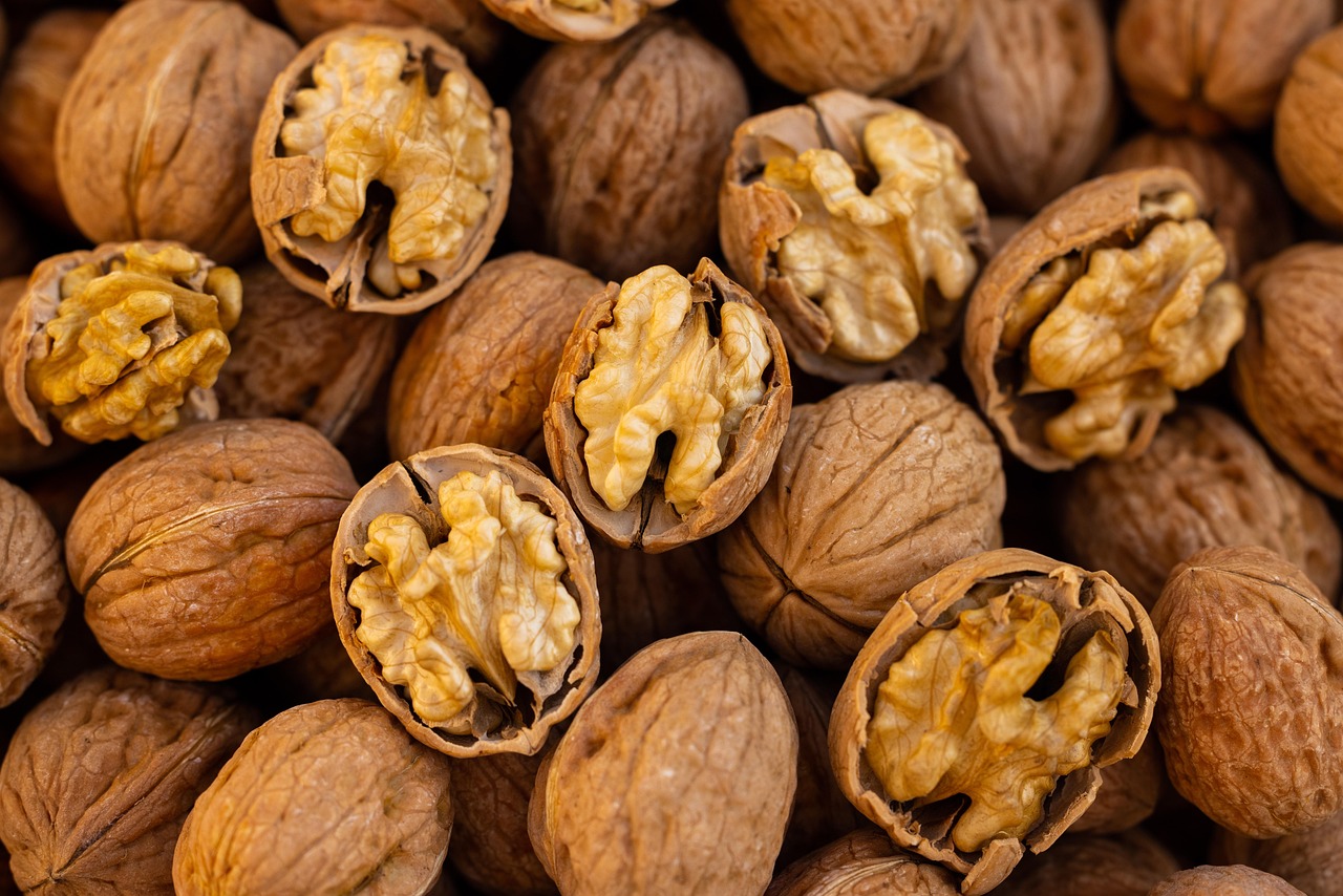 Walnuts: The Brain-Shaped Nut (image credits: pixabay)