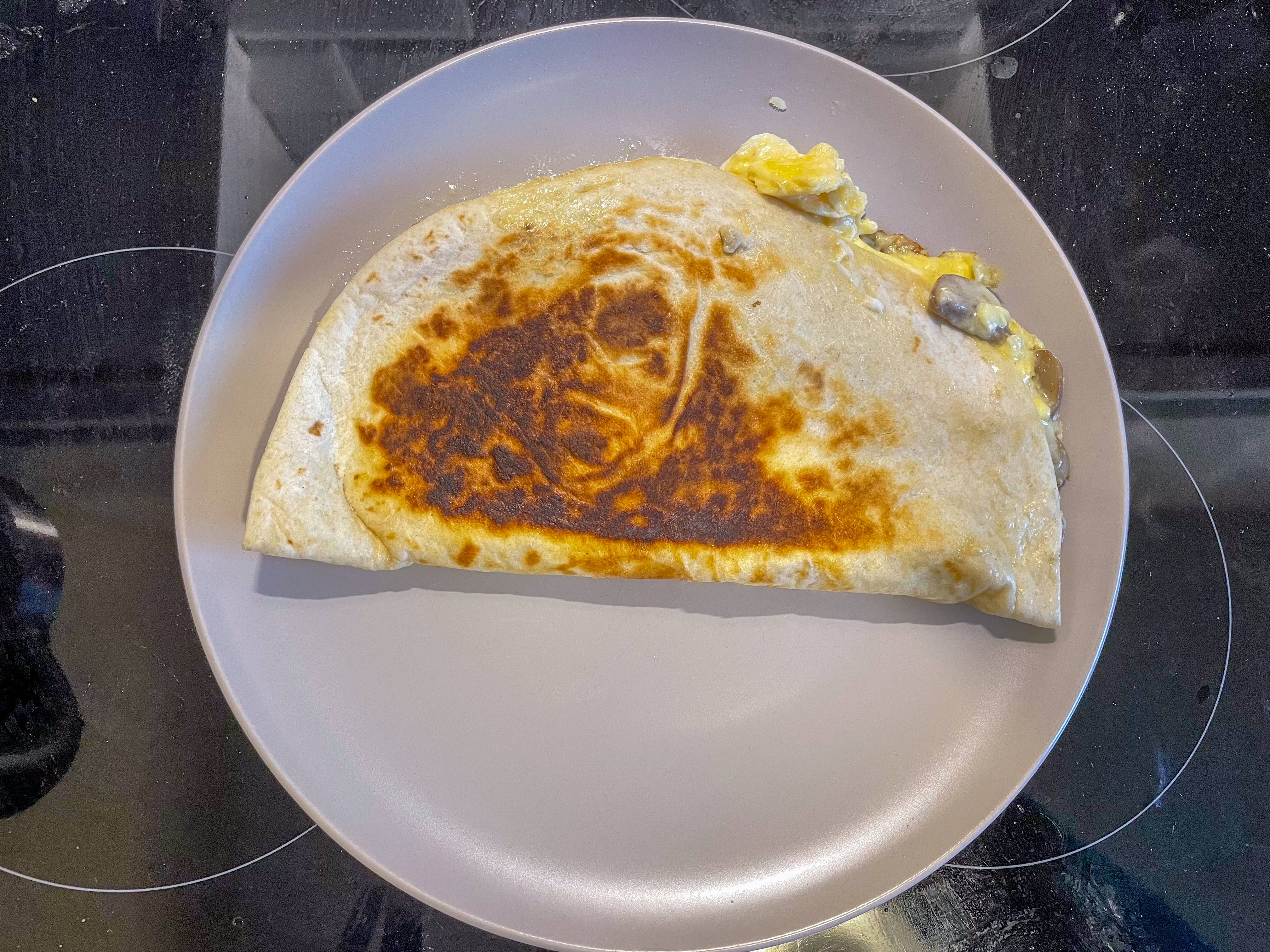 Spinach and Mushroom Quesadillas (image credits: wikimedia)