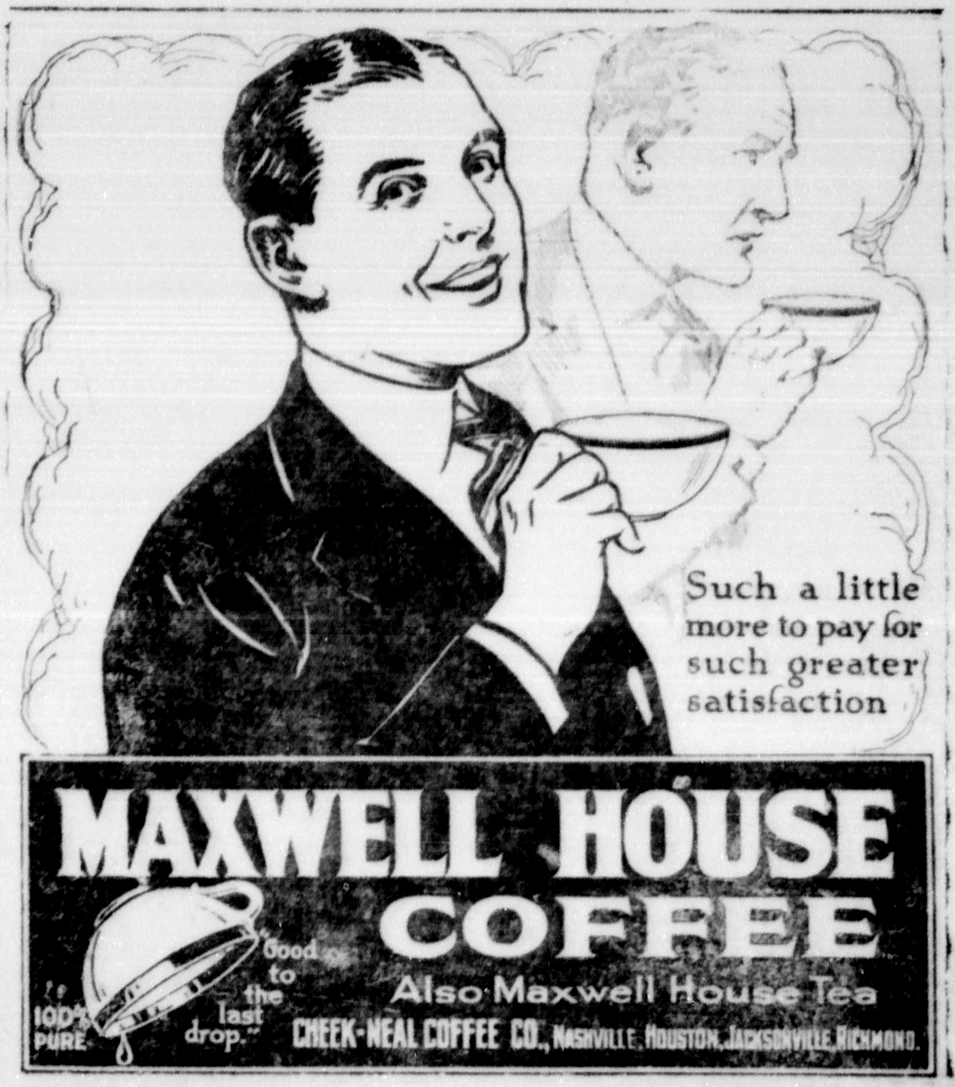 Maxwell House - Another Icon That Lost Its Way (image credits: The Corpus Christi Caller, Corpus Christi, Texas, 21 September 1921. Chronicling America: Historic American Newspapers. Library of Congress (http://chroniclingamerica.loc.gov/lccn/sn86071134/1921-09-21/ed-1/seq-3/), Public domain, https://commons.wikimedia.org/w/index.php?curid=26434330)