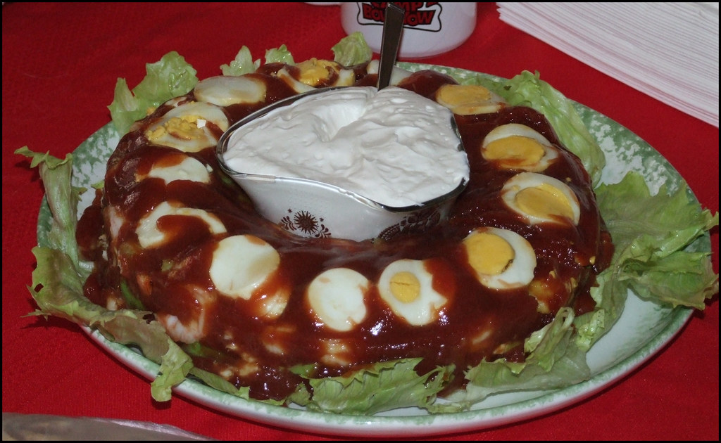 Tomato Aspic with Garden Vegetables (image credits: flickr)