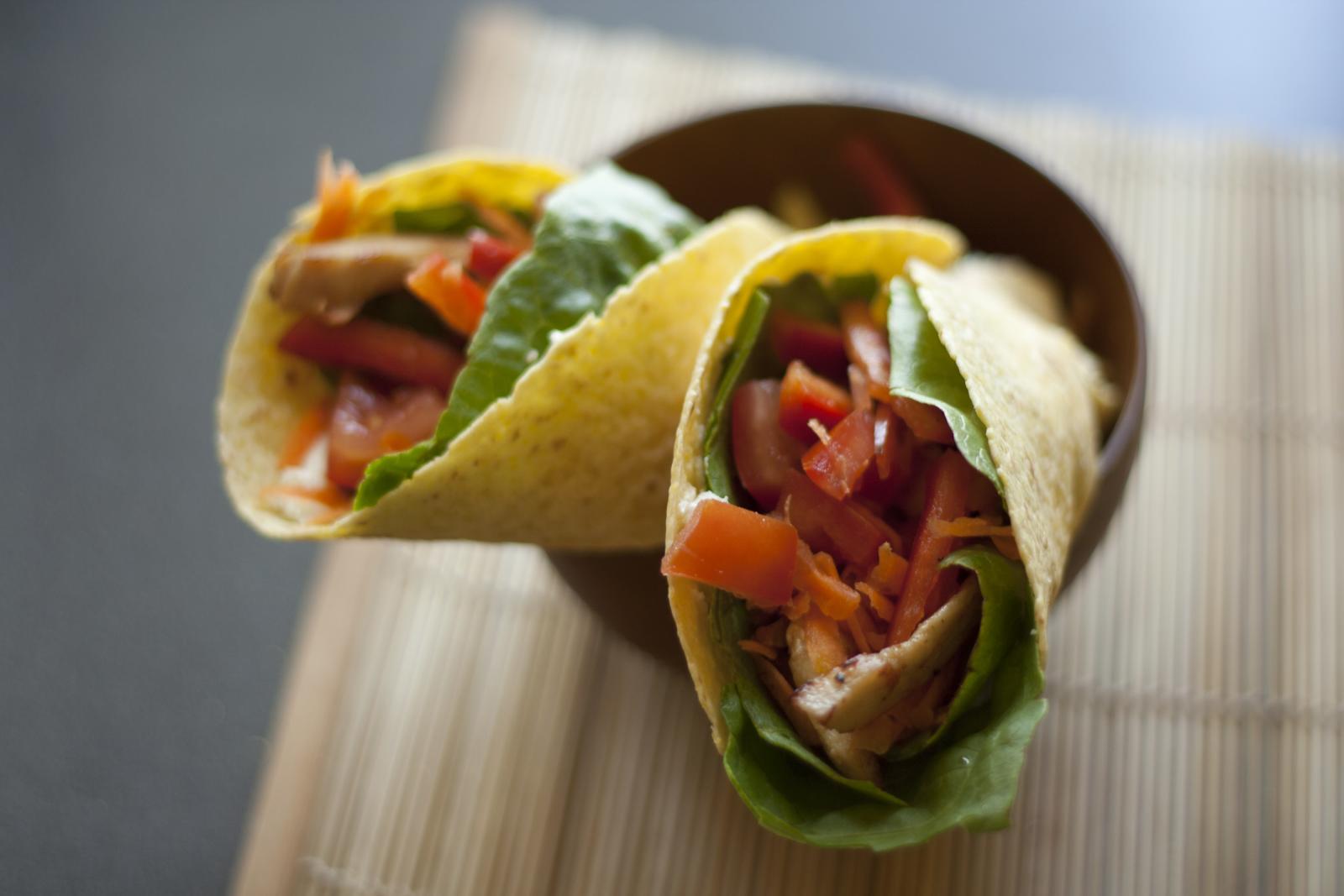 Thai Peanut Chicken Wraps (image credits: wikimedia)