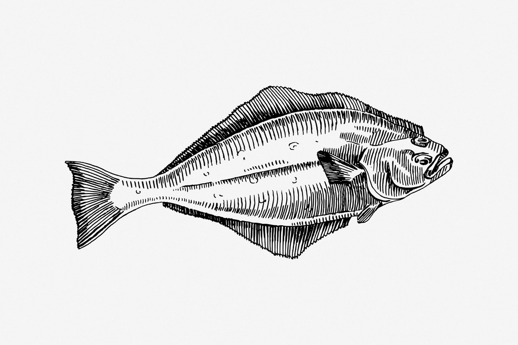 Halibut: The Grandmother Fish (image credits: rawpixel)