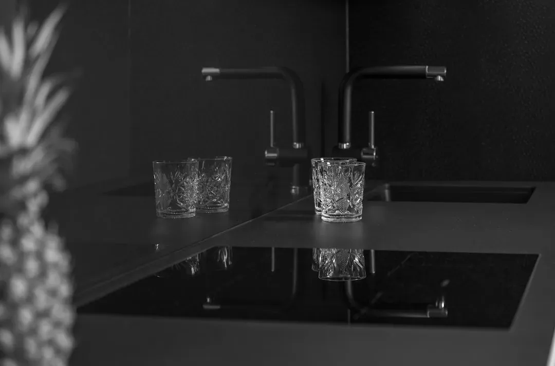 Flat Black Cabinets (Image Credits: Unsplash)