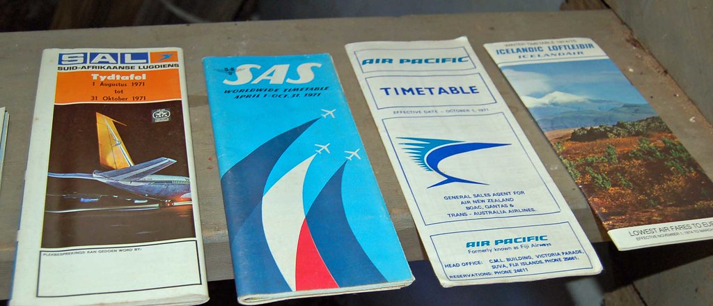 Printed Flight Timetables and Route Maps as Keepsakes (image credits: Gallery Image)