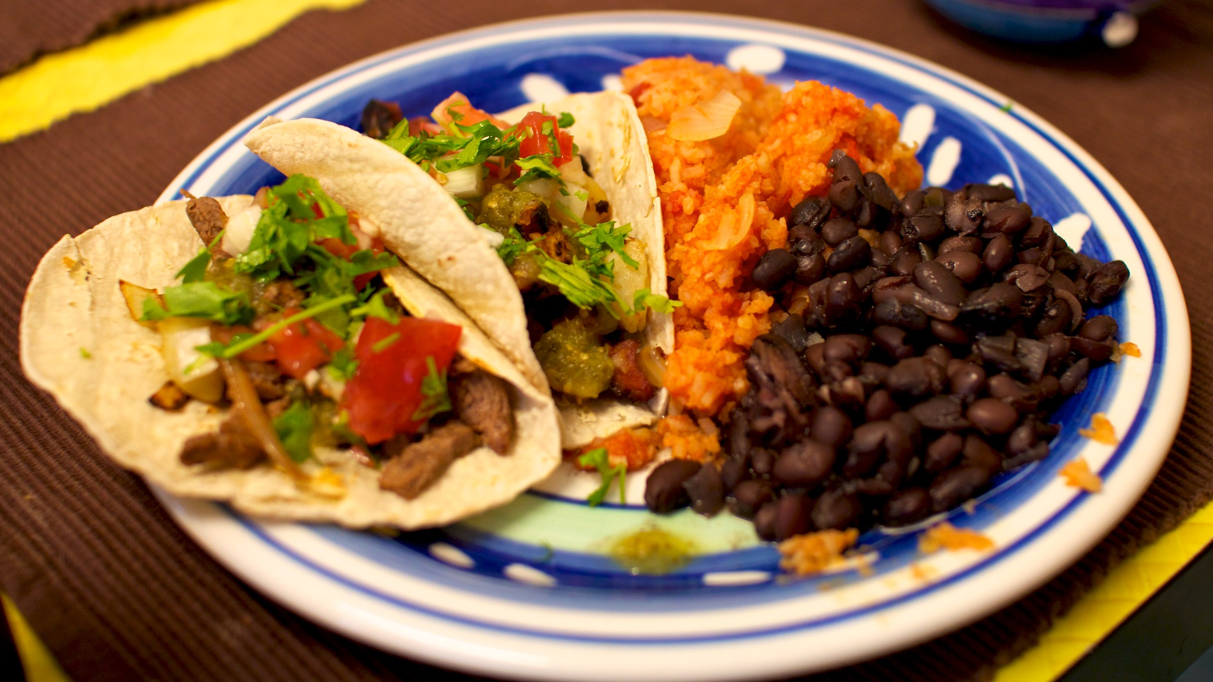 2. Bean Tacos (image credits: wikimedia)