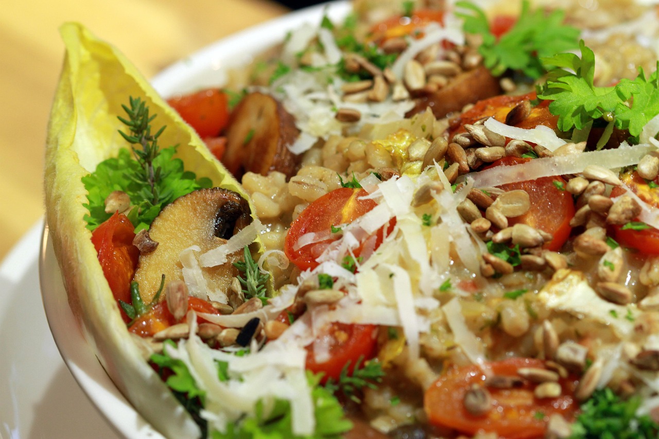 Creamy Mushroom Risotto (image credits: pixabay)