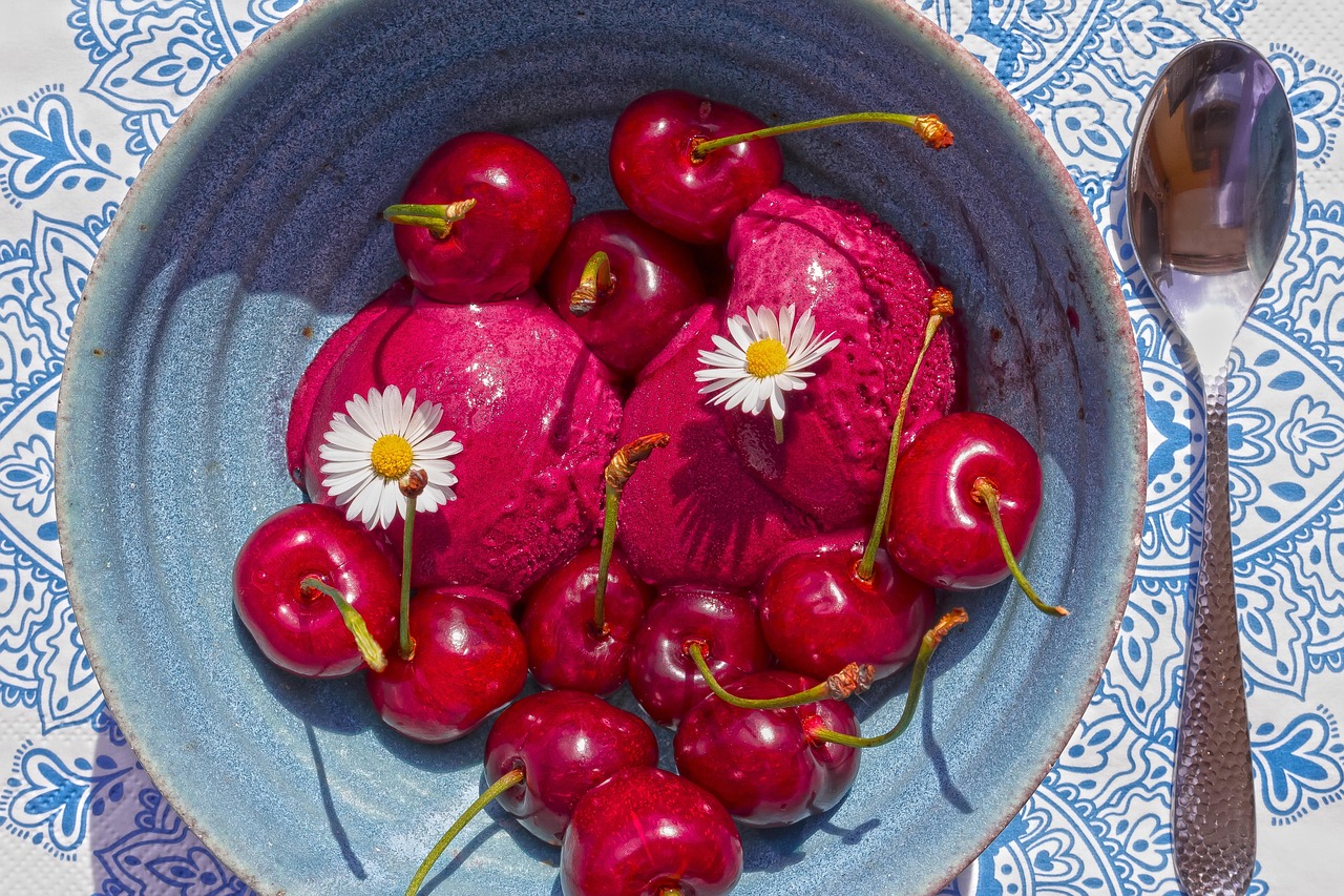 5. Tart Cherry Sorbet (image credits: pixabay)