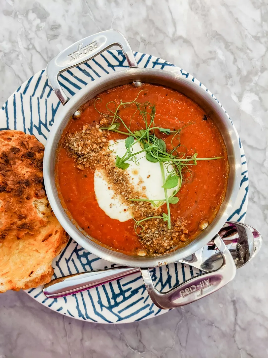 Creamy Tomato Soup with Summer Basil (Image Credits: Unsplash)