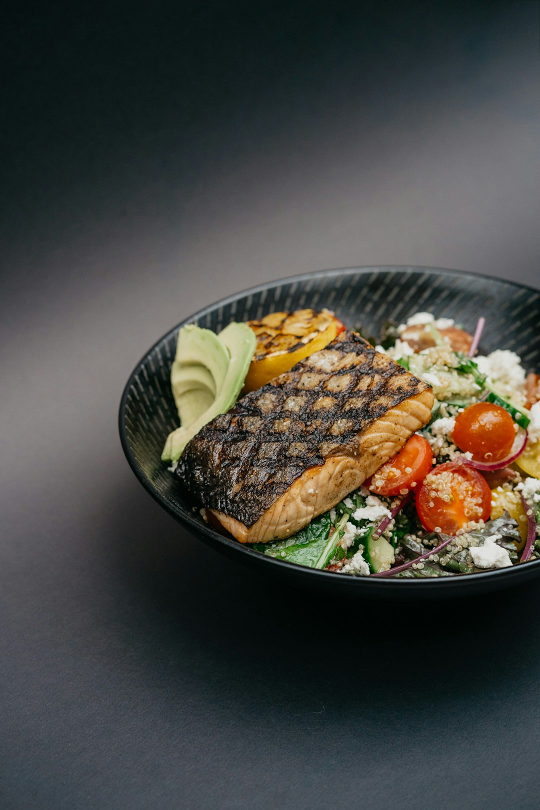Grilled Salmon Quinoa Bowls (image credits: unsplash)