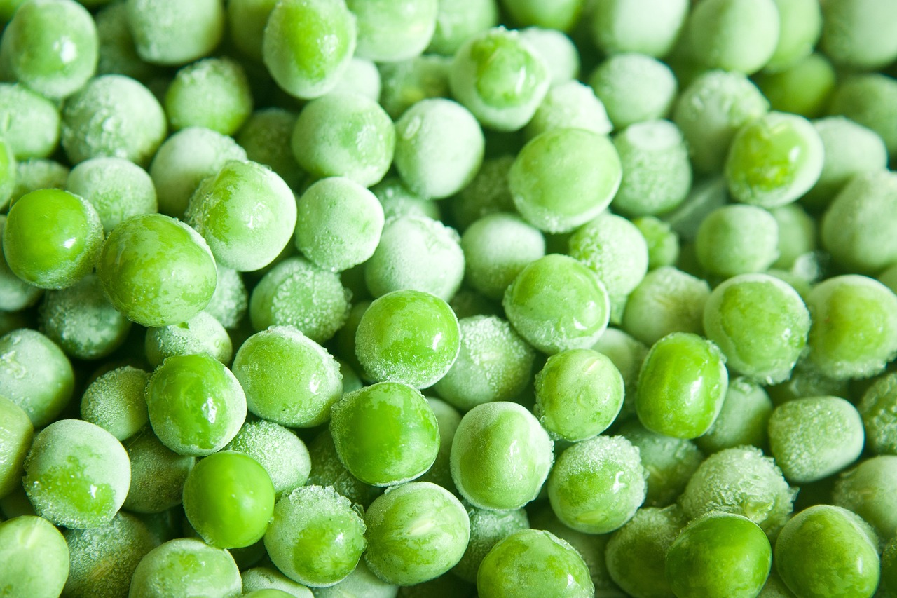Frozen Peas: Retaining Sweetness and Vitamin C (image credits: pixabay)