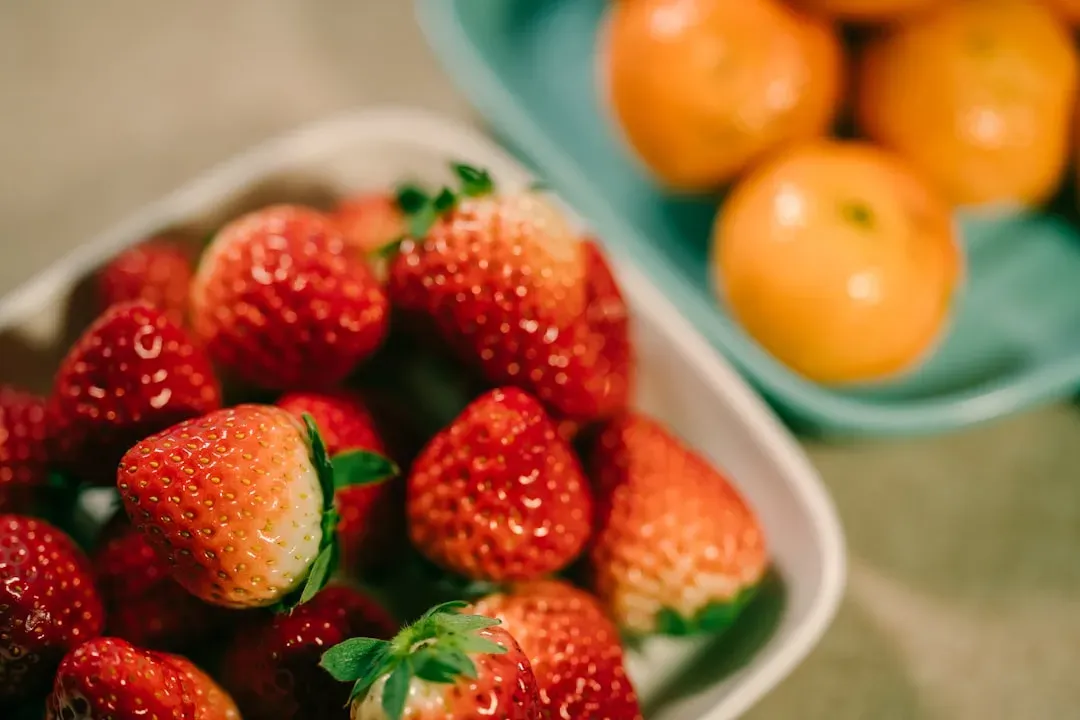 Food #3: Strawberries - 92 Percent Water and a Vitamin C Delivery System (Image Credits: Unsplash)