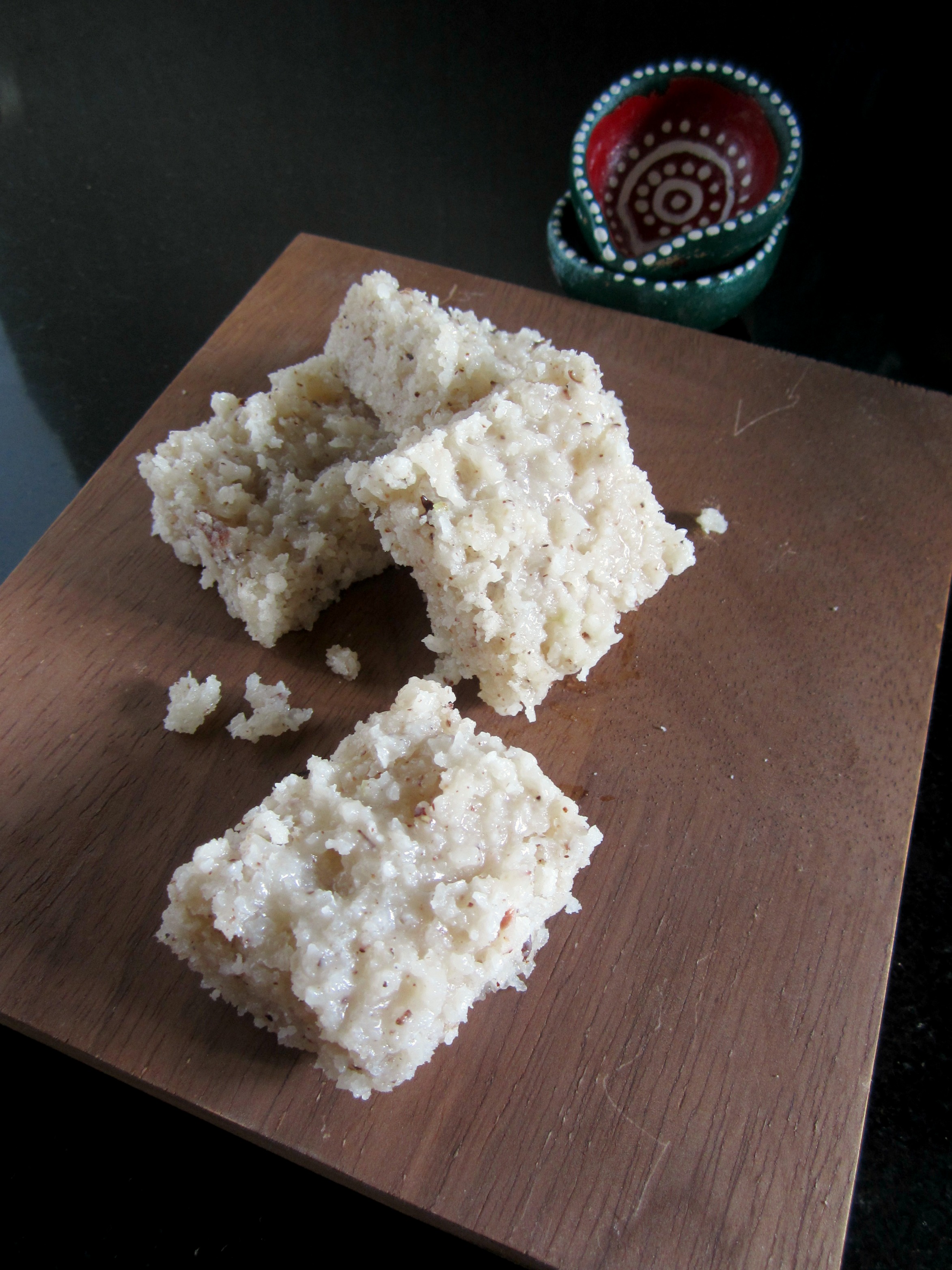 Coconut Barfi: India’s Fudgy, Creamy Coconut Squares (image credits: wikimedia)