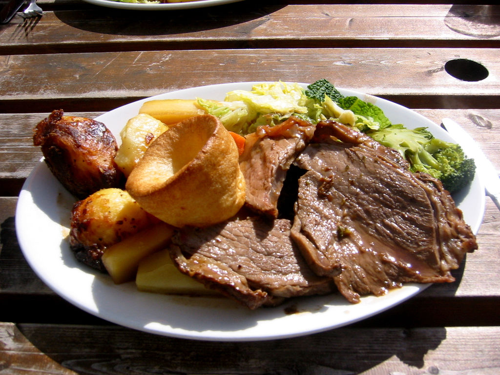 Sunday Roast with All the Fixings (image credits: wikimedia)