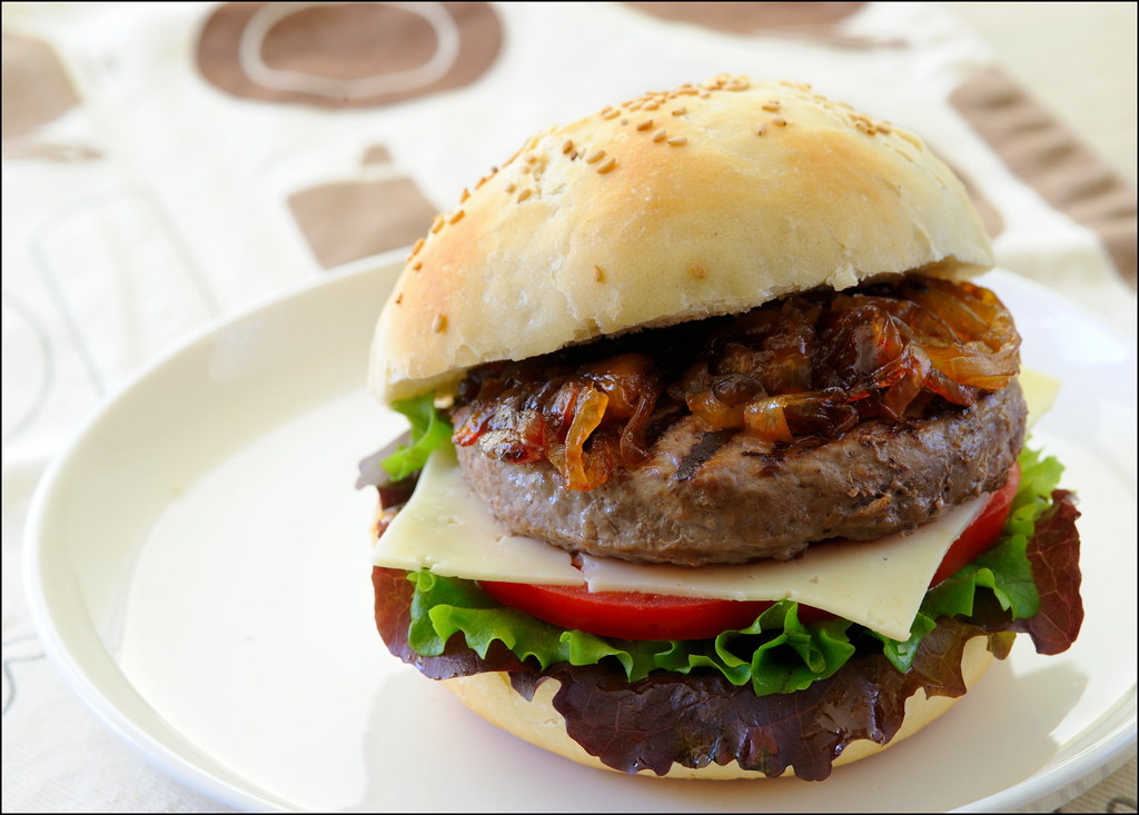 The Classic Hamburger with Everything (image credits: flickr)