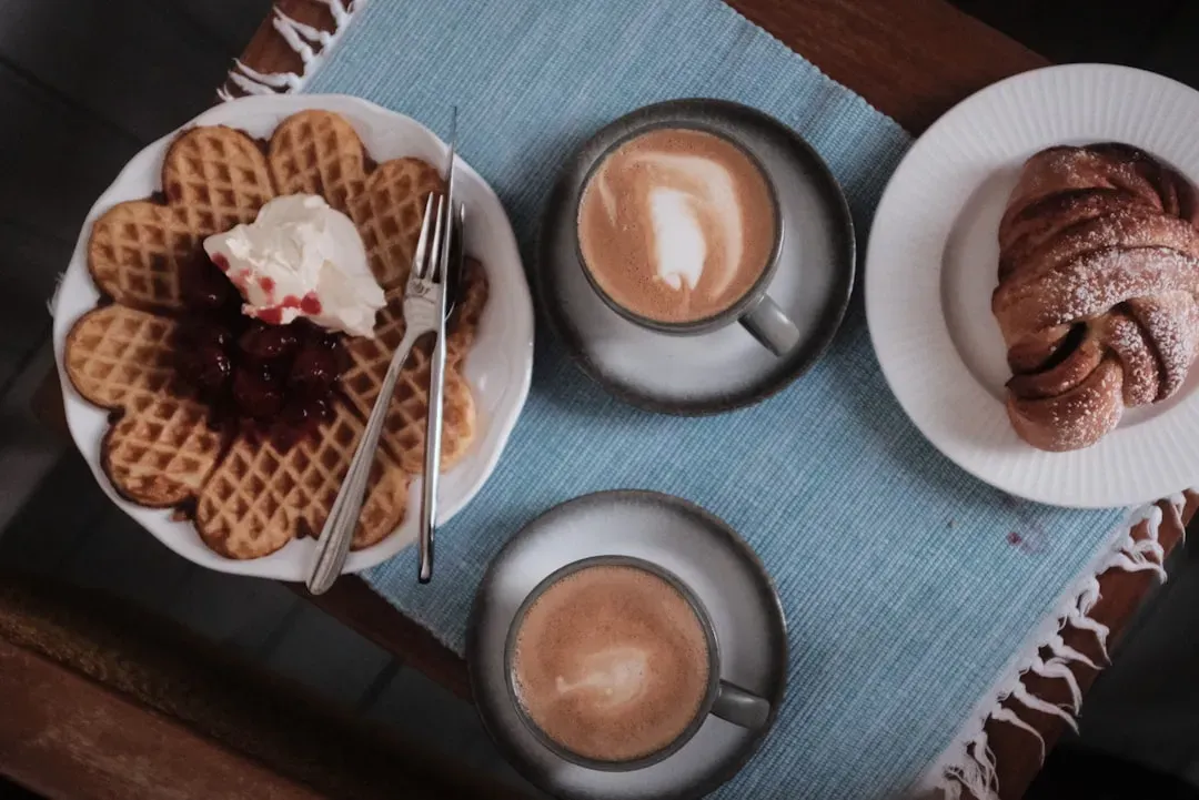 4. Cinnamon Roll Waffles (Image Credits: Unsplash)