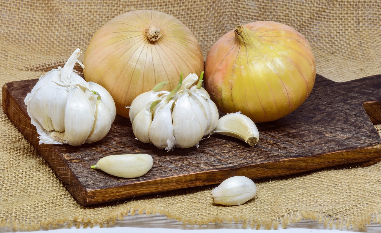 Garlic and Onion: The Savory Dynamic Duo (image credits: pixabay)