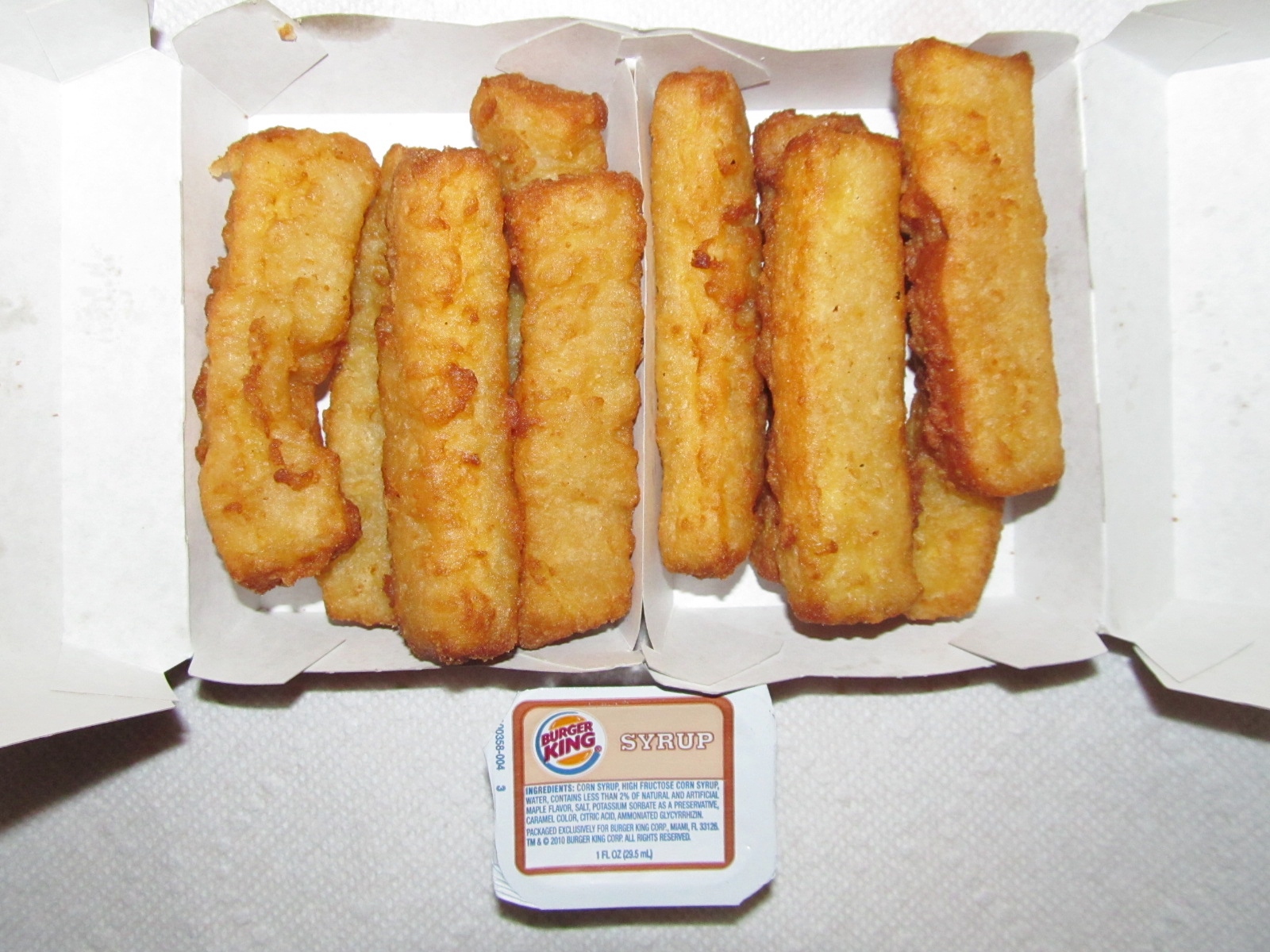 French Toast Sticks: Breakfast's Greatest Innovation (Image Credits: Burger King two 5 pack French Toast Sticks, CC BY-SA 2.0, https://commons.wikimedia.org/w/index.php?curid=78711820)