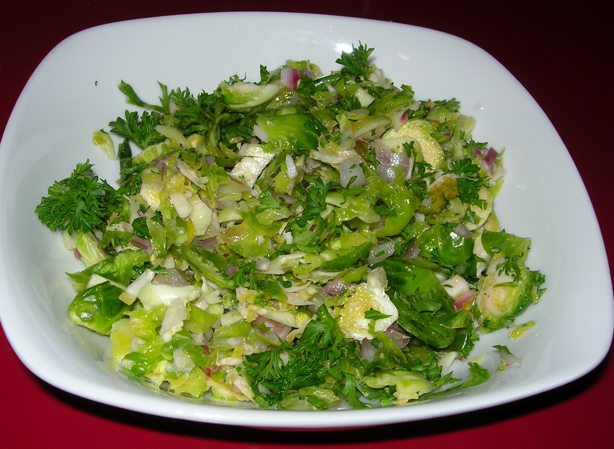 Winter Kale and Brussels Sprouts Citrus Crunch (image credits: wikimedia)