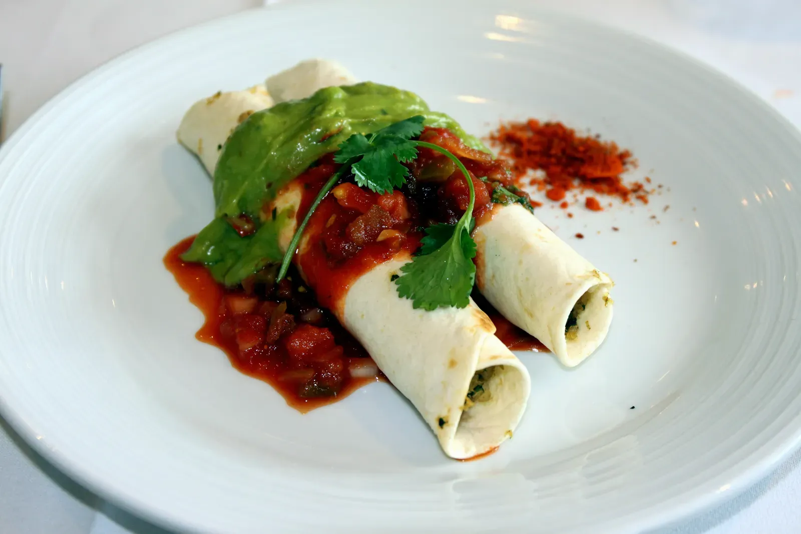 6. Saffron Road Chicken Enchiladas Poblano - A Surprise Standout (Image Credits: Wikimedia)