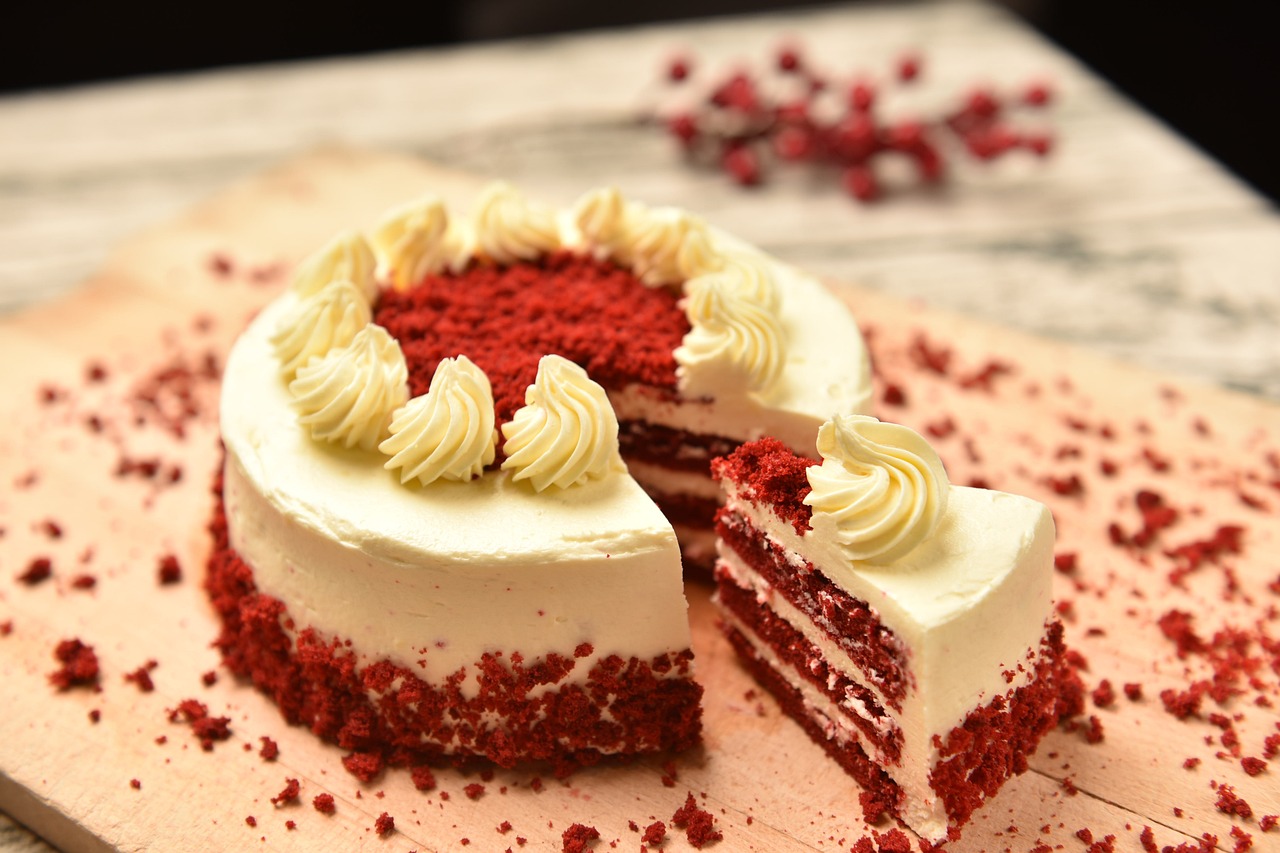 3. Vegan Red Velvet Cake (image credits: pixabay)